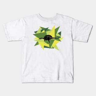 Paper Shards Origami Spinosaurus Kids T-Shirt